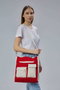 Zoozie Bags Bolsa Tote de Lona Roja